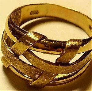 χρυσό δαχτυλίδι 14 καράτια