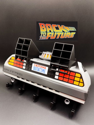 DeLorean 3D Printed Key Holder new, Back To The Future