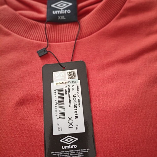 Φόρμα σετ Umbro καινούργιο, μέγεθος XXL, πορτοκαλί και μαύρο