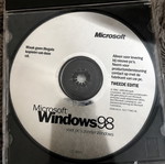 Microsoft Windows 98 Second Edition OEM CD used, retro PC