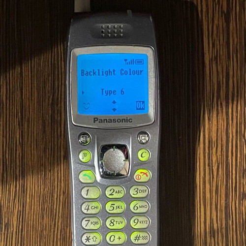 Panasonic GD-93 used phone with original charger and color display