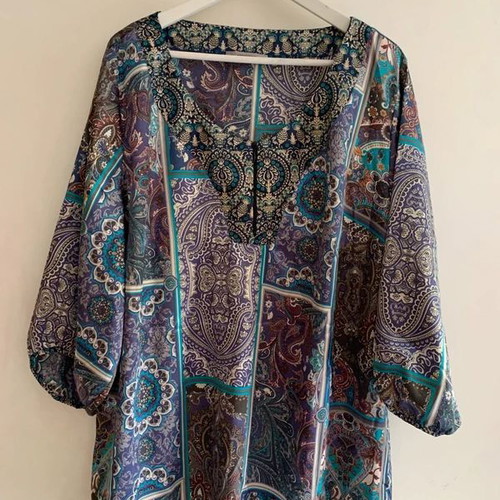 Merrytime Blouse 4XL like new, multicolor