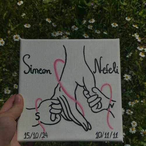 Personalized handmade painting new, available in 3 sizes