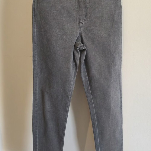 Esmara women's cotton legging pants, grey, size M