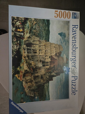 Ravensburger Puzzle 5000 pcs used, Tower of Babel