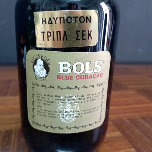 Bluf Curacao Liqueur Bols like new, sweet triple sec 818 ml
