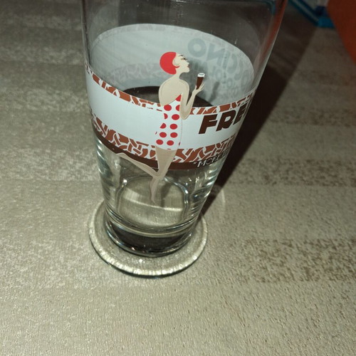 Frappe Glasses Set of 3 used with Freddoccino Chocolate glass gift