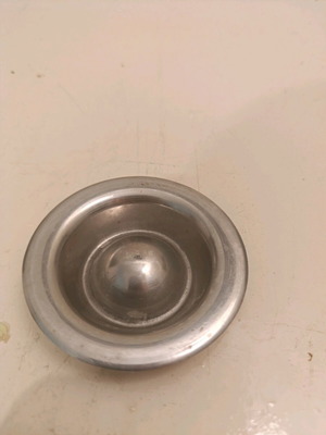 Inox egg holder used, metal