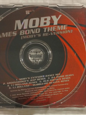 Moby James Bond Theme CD single like new, electronic