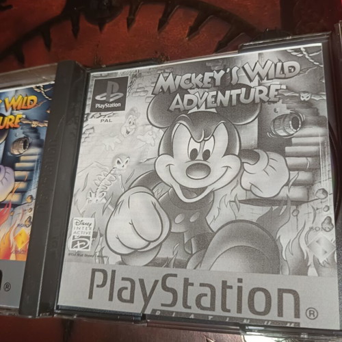 Mickey Wild Adventure PlayStation PS1 game used, Greek and English manual