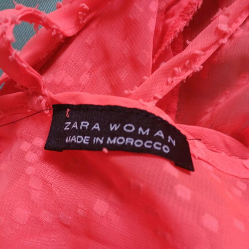 Zara tunic size M like new, bright coral