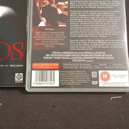 Cronos special edition DVD like new from the director of Hellboy