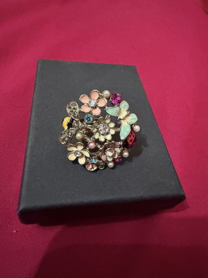Accessorize summer ring used, multicolor floral design