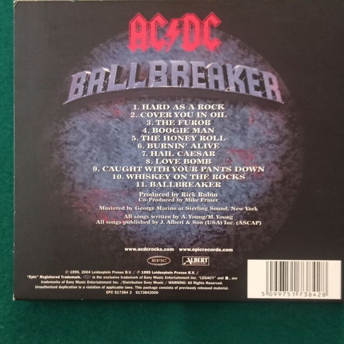 Ballbreaker (1995) CD by AC/DC like new, rock