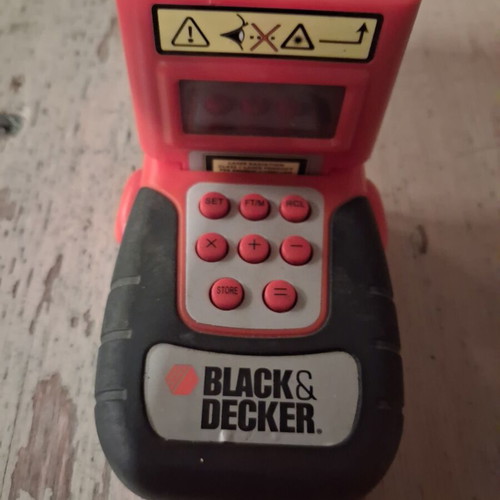 Black & Decker Laser Distance Meter BDM100, 12 meters