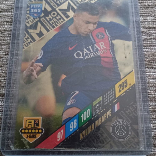 Panini FIFA 365 2024 Momentum X-Rare cards set with Mbappé & Rodri