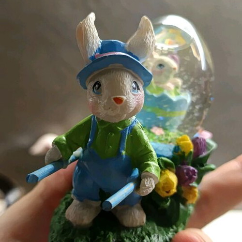 Set of 3 Easter ceramic decorations like new