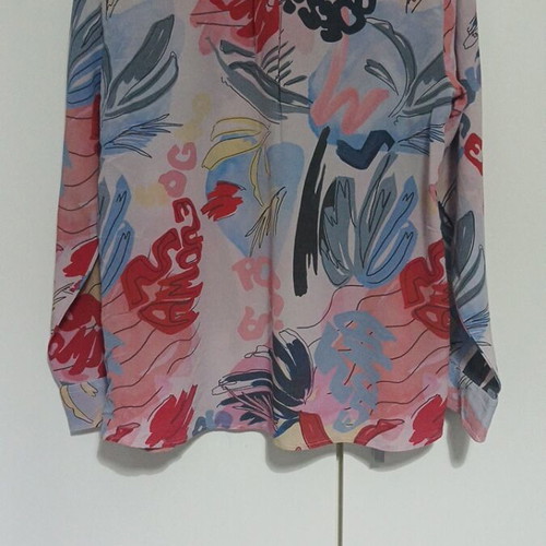 Marella silk shirt women's used, multicolor, size S