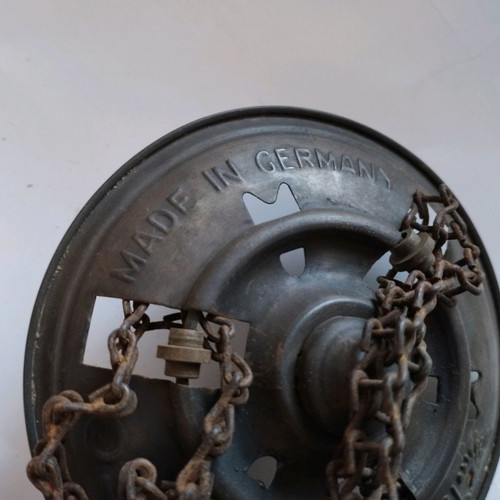 Hanging brass antique candle holder made in Germany