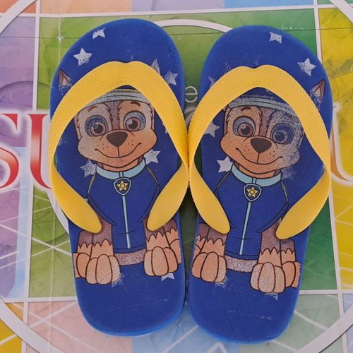 Children's sandals used, blue, 16 cm