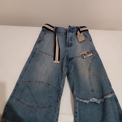 M-ONE kids' denim shorts size 128 cm, blue