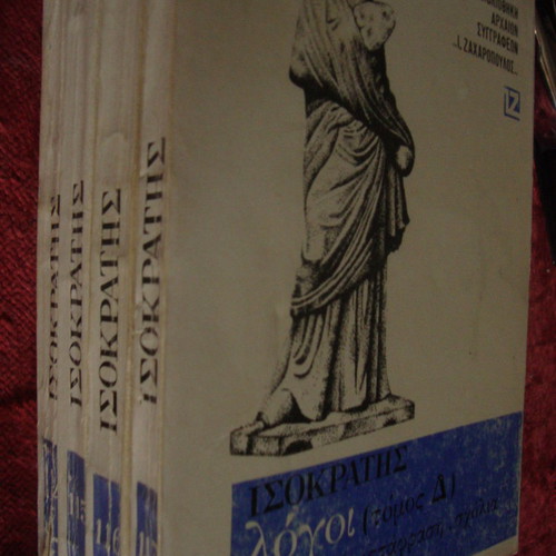 Isocrates Speeches used, volumes A-D