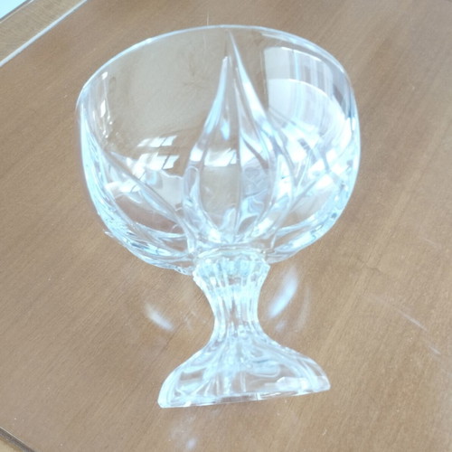 Vintage Nachtmann Crocus Crystal Footed Bowl like new