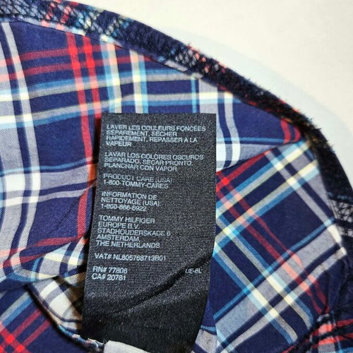 Hilfiger Denim men's checked shirt size M used