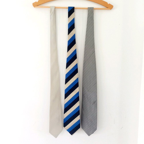 Set of 3 silk ties used