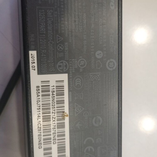 Lenovo ADLX65NLC3A laptop charger 60W 20V 3.25A