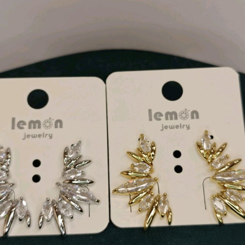 Earrings new gold and silver color