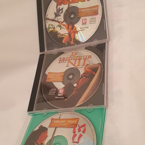 DVD used, pack of 3 French animated movies