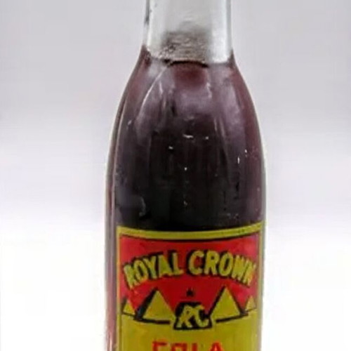 Vintage mini glass Royal Crown Cola bottle like new collectible