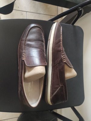 Stonefly men's brown leather moccasins like new size 45