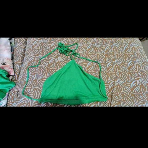 Skirt top set green new, size xl