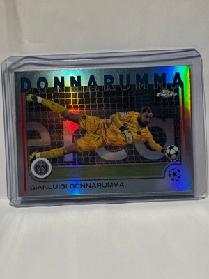 2025-26 Topps Chrome UCC Gianluigi Donnarumma #163 Silver Refractor card new