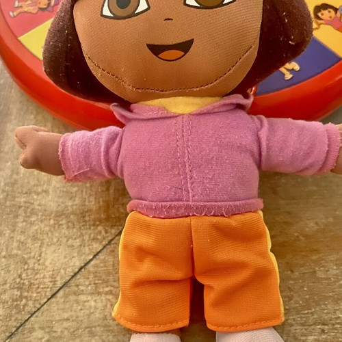 AS Dora the Explorer electronic activity game with plush toy, vintage 2008