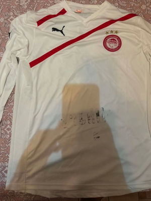 Olympiakos 2011-2012 Olof Mellberg long sleeve jersey used