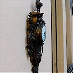  Ρολόι επιτοίχιο μπρούντζινο γαλλικό, τεχνοτροπίας "LOUIS XV",  περίπου 150 ετών.