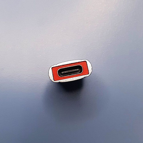 USB-C Female to USB-A Male Adapter like new, silver
