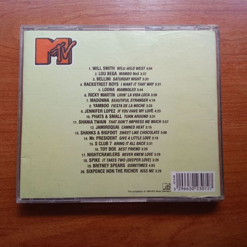 Audio Gold MTV 1999 CD used, 1990s hits compilation