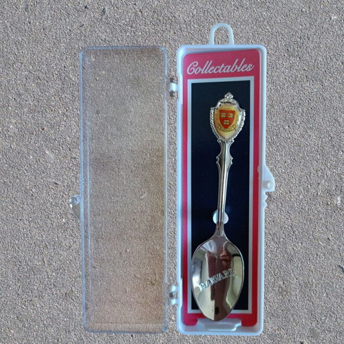 Harvard silver-plated collectible spoon new