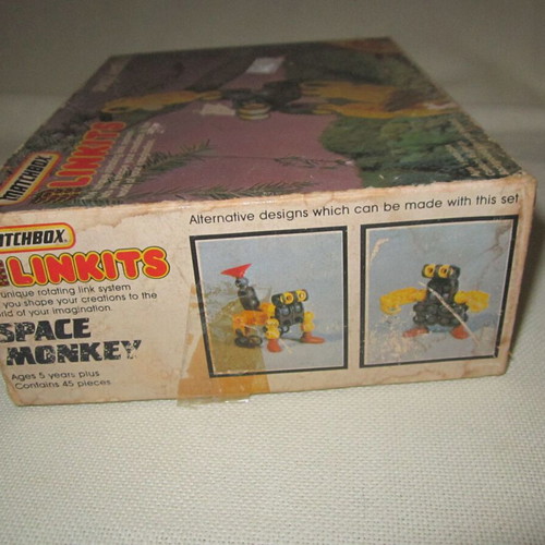 Vintage Matchbox Linkits Space Monkey 1980s toy used