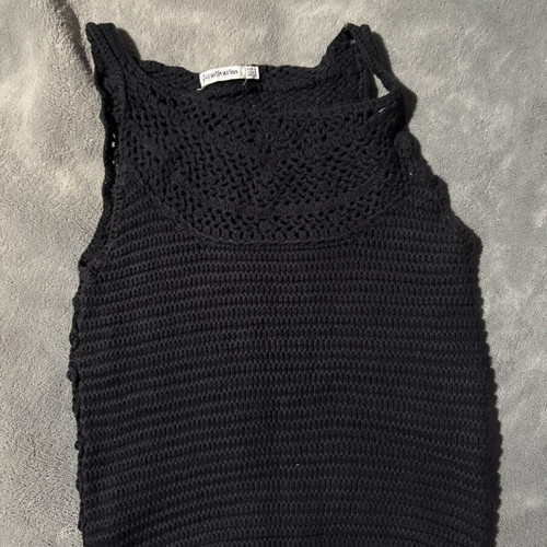 Stradivarius black knitted top used, size S