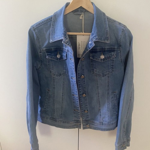 Miss Natalie women's denim jacket, new, size M