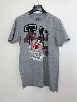 Bershka Looney Tunes T-shirt short sleeve Large used, grey