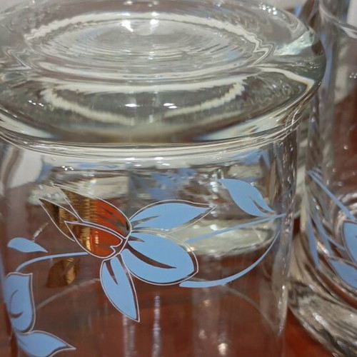 Vintage whiskey glasses like new, set of 5 pieces