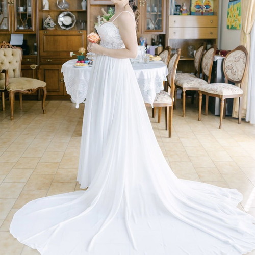 Pronovias Goblin Boho Chic wedding dress like new