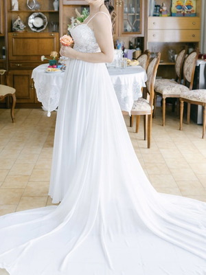 Pronovias Goblin Boho Chic wedding dress like new
