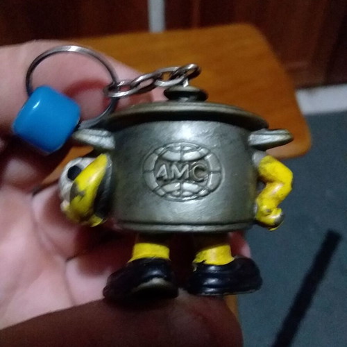 Amc keychain used, vintage promotional from early 90s with bonus second keychain